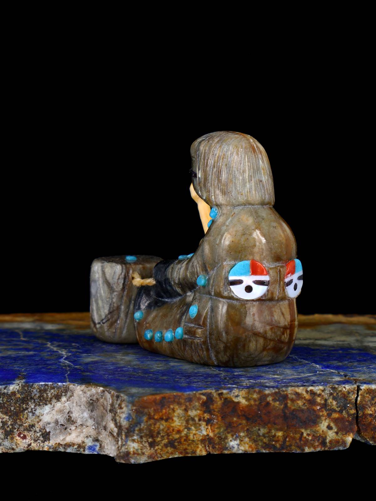 Picasso Marble Drummer Zuni Fetish
