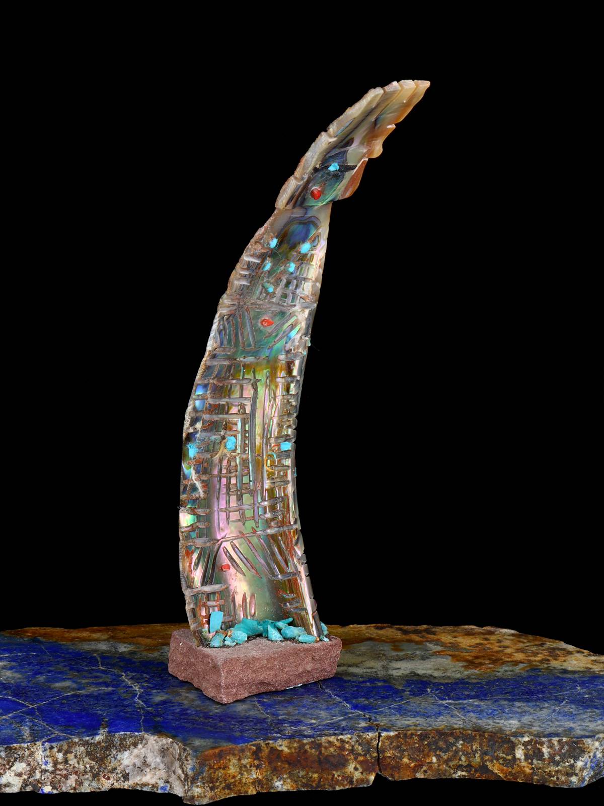 Abalone Maiden Zuni Fetish