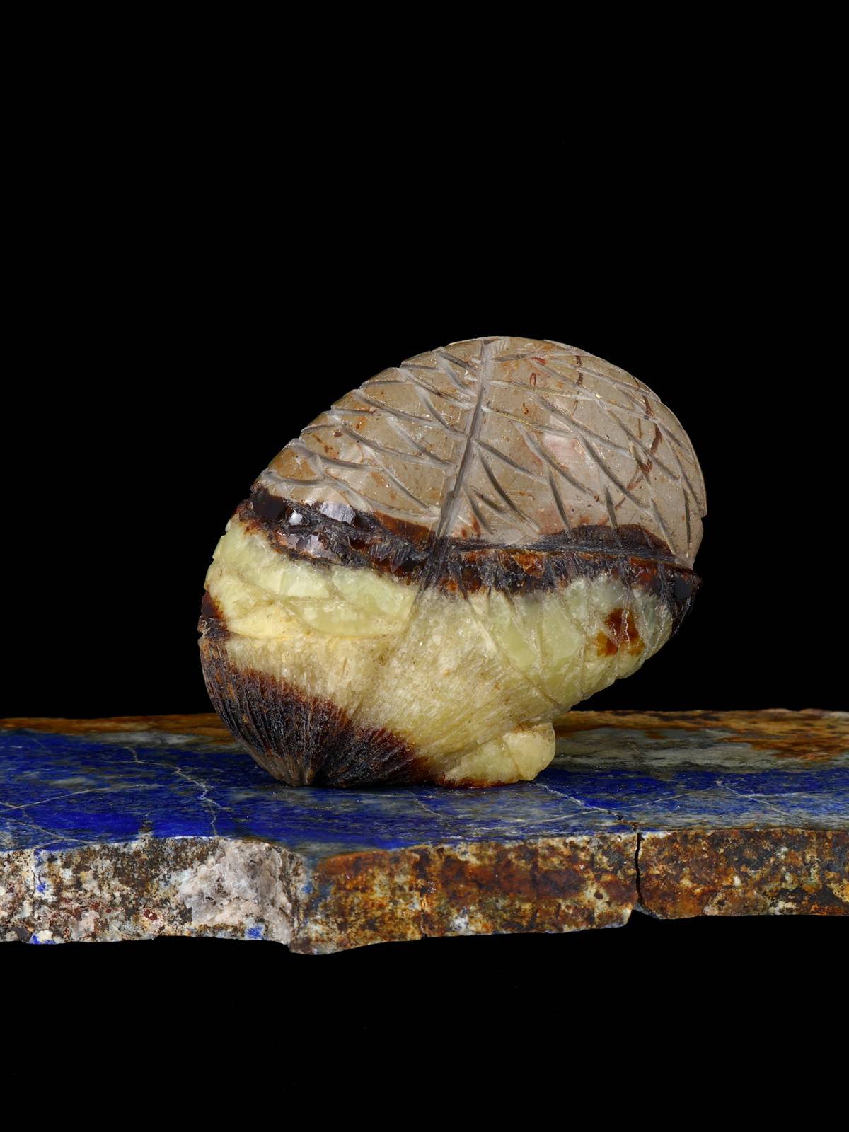 Septarian Owl Zuni Fetish