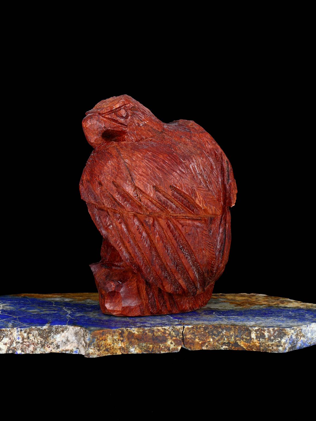 Carved Wooden Eagle Zuni Fetish