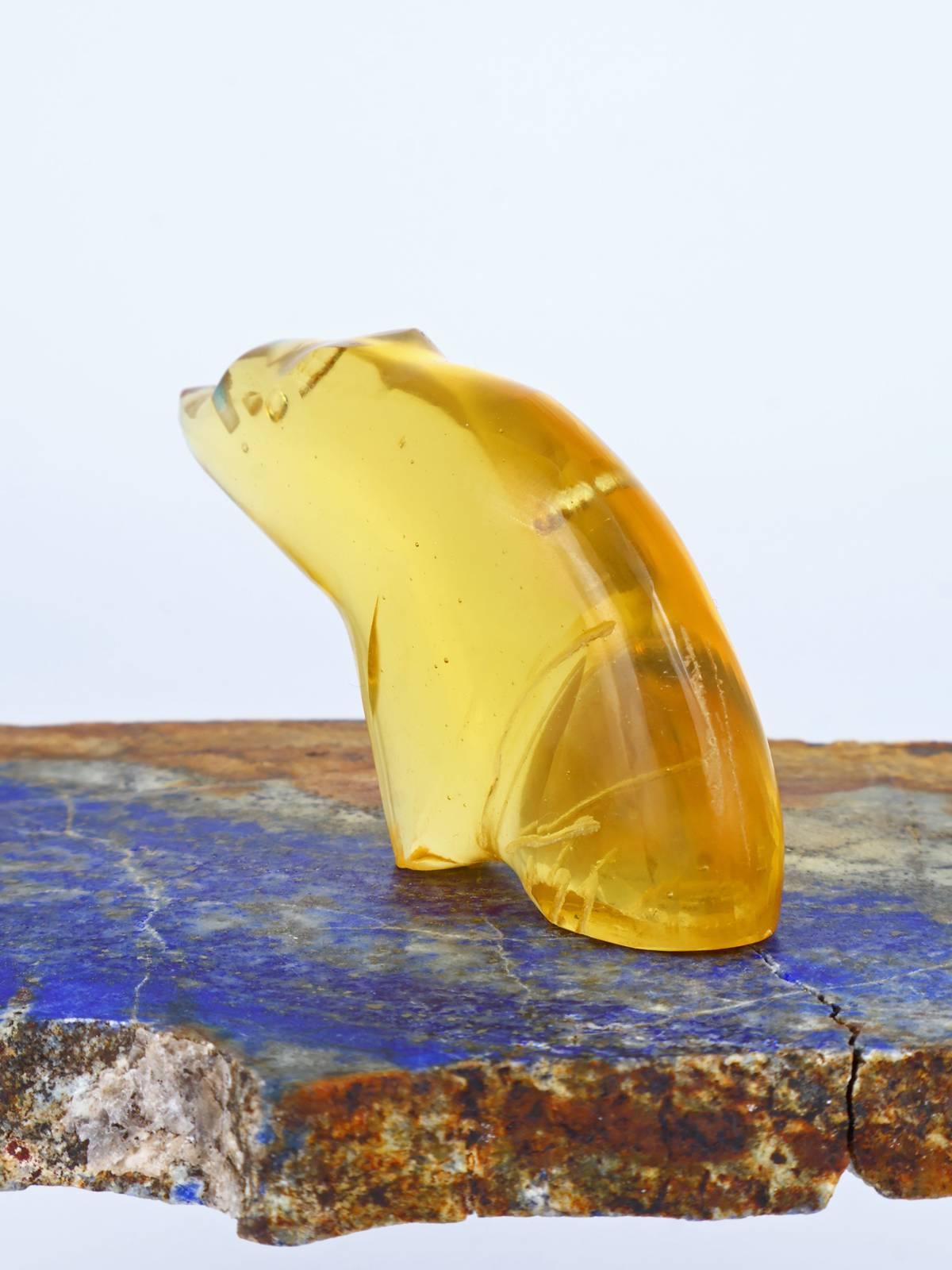 Glass Bear Zuni Fetish