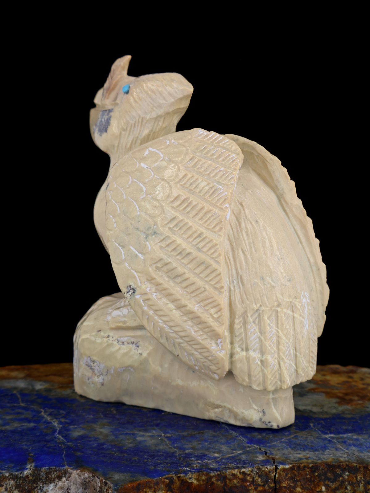 Serpentine Pelican Zuni Fetish - PuebloDirect.com