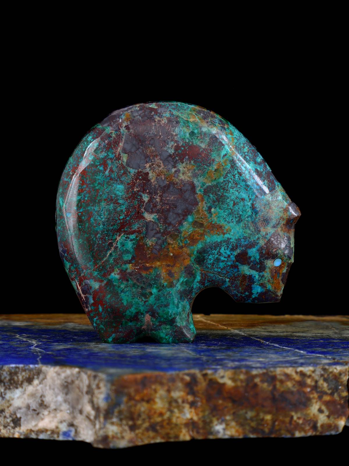 Sonoran Sunrise Medicine Bear Zuni Fetish