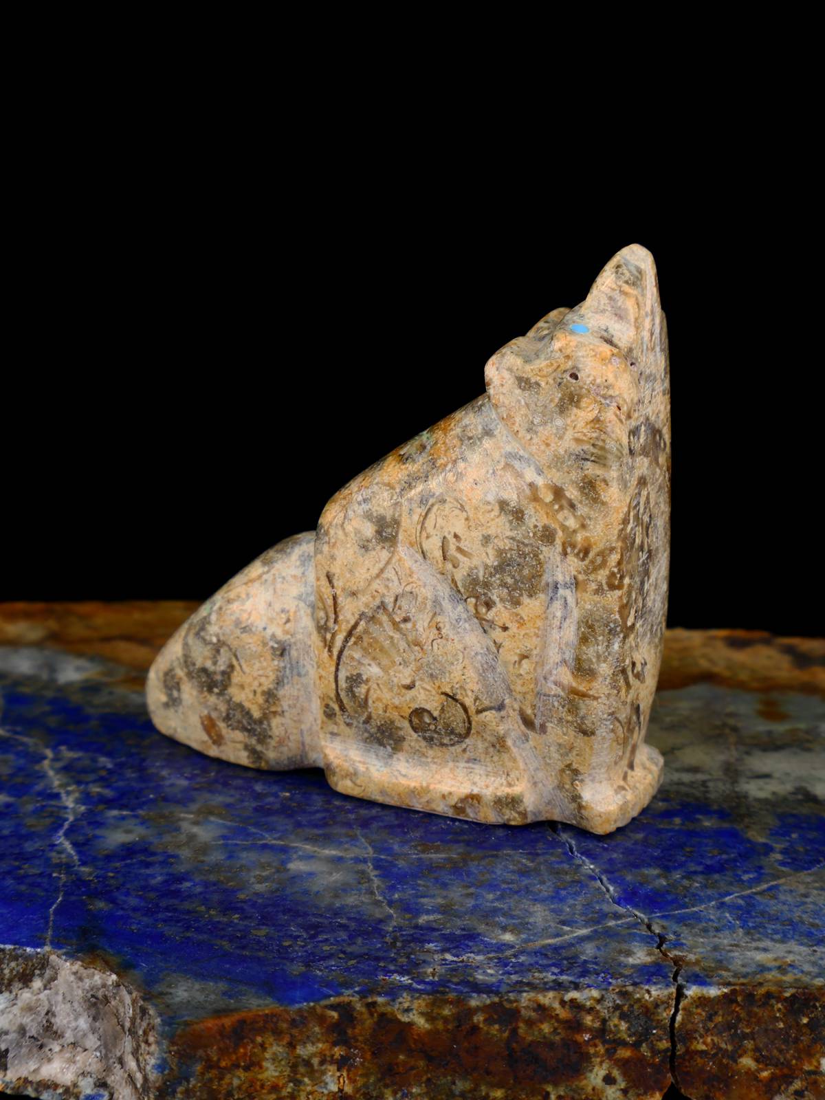 Serpentina Coyote Zuni Fetiche