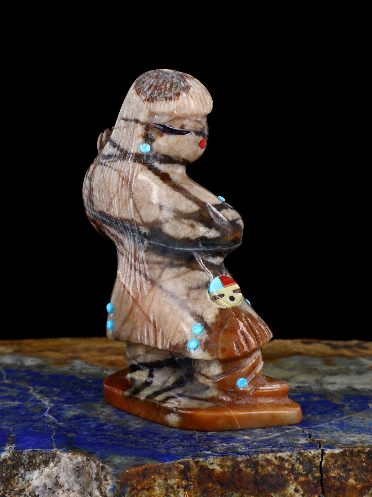 Picasso Marble Maiden Zuni Fetish - PuebloDirect.com