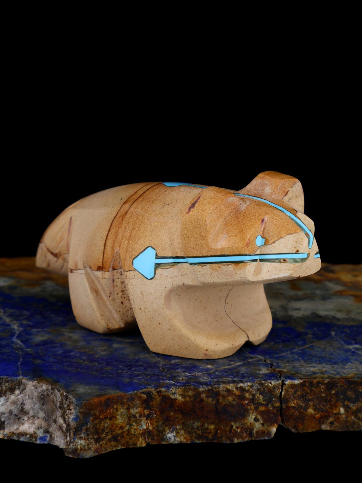 Zuni Fetish カメ Picture Jasper Wolf Zuni Fetish – PuebloDirect.com