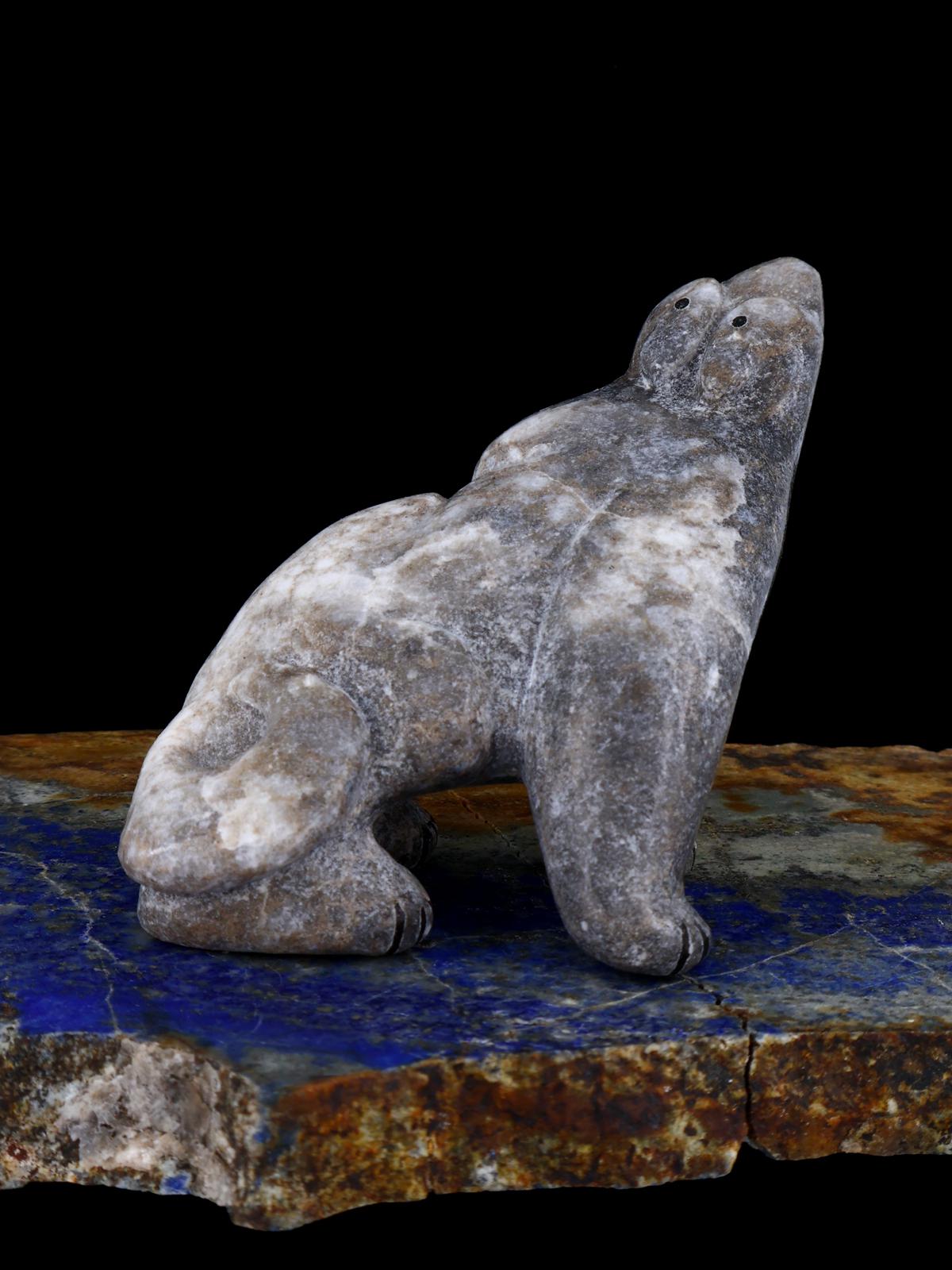 Marble Bear Zuni Fetish - PuebloDirect.com