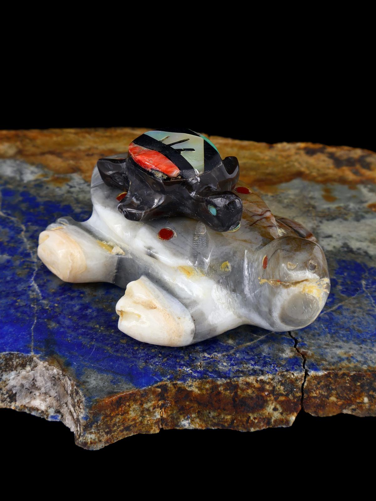 Marble Turtles Zuni Fetish - PuebloDirect.com