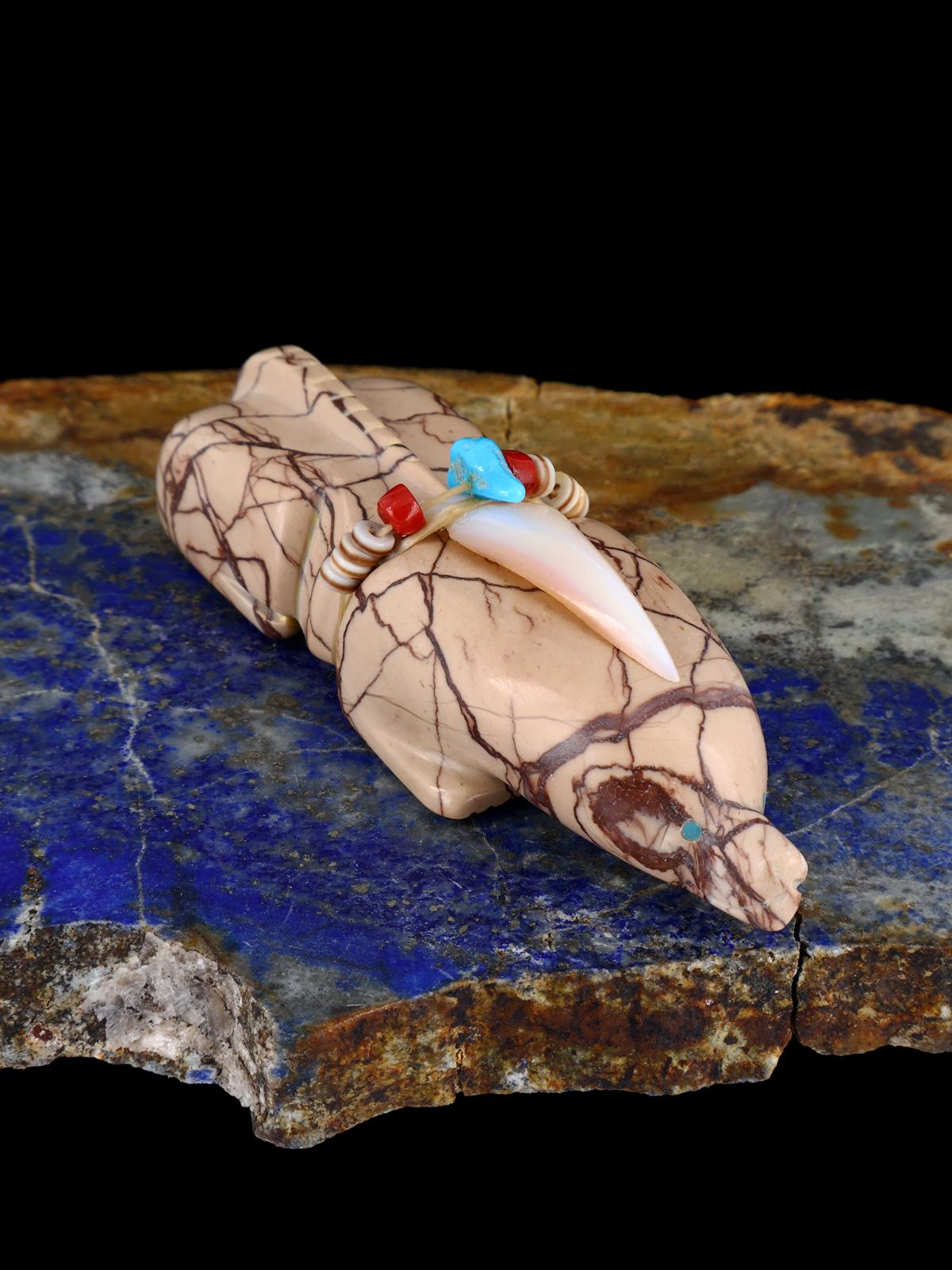 Marble Mole Zuni Fetish - PuebloDirect.com