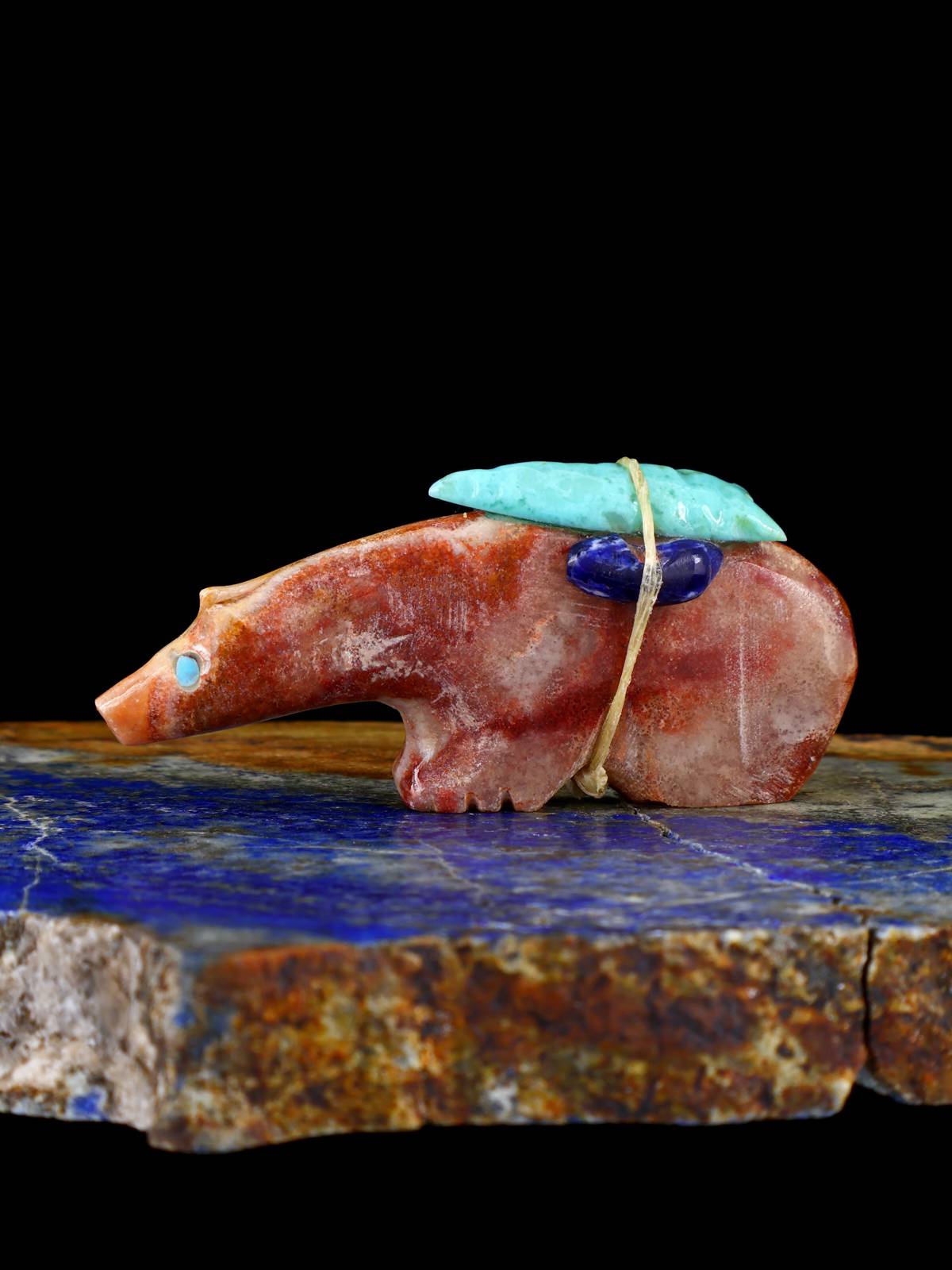 Onyx Bear Zuni Fetish