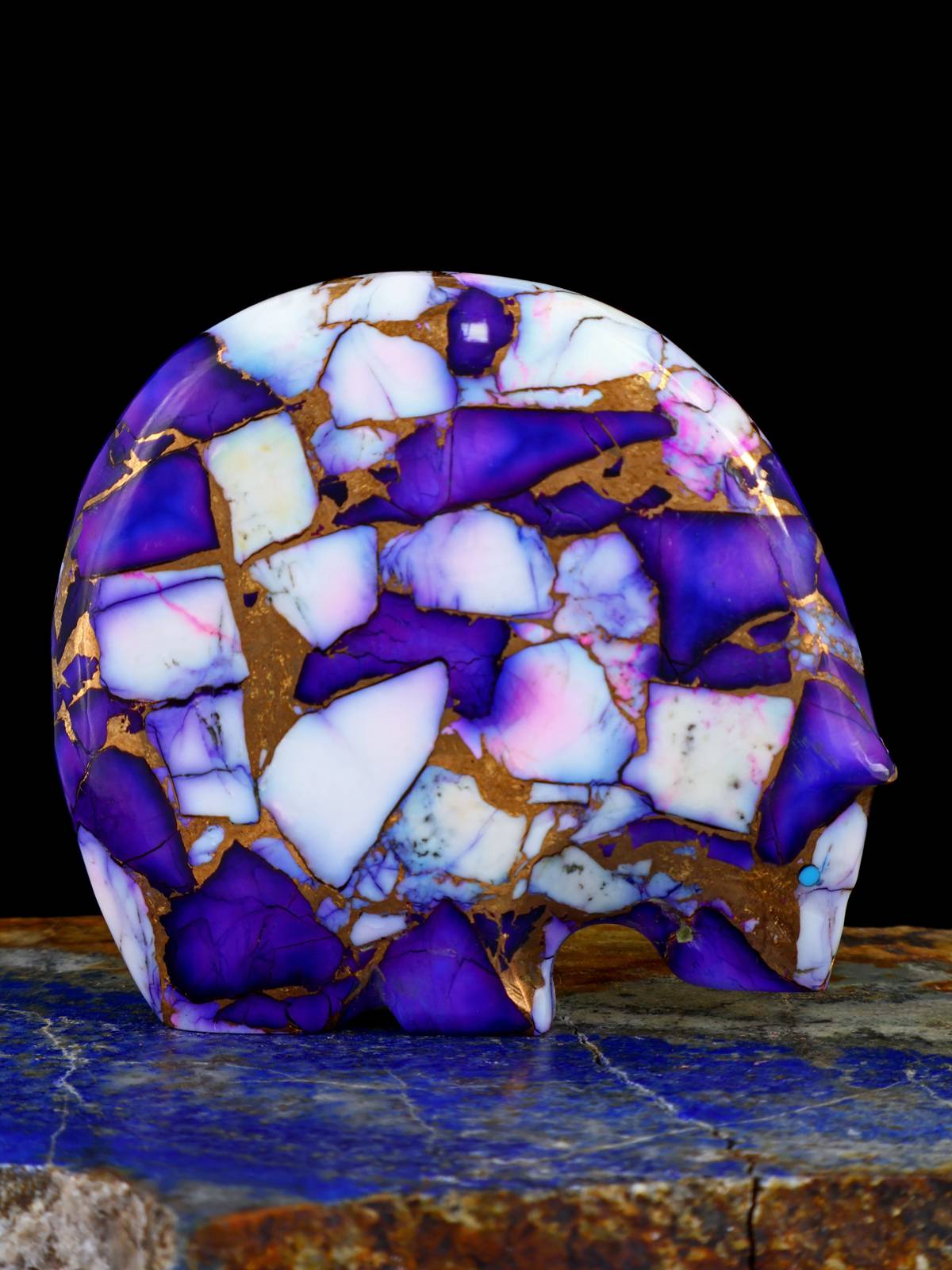 Compressed Mojave Bear Zuni Fetish