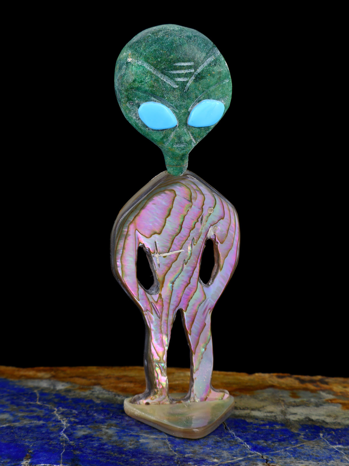 Serpentine Alien Zuni Fetish