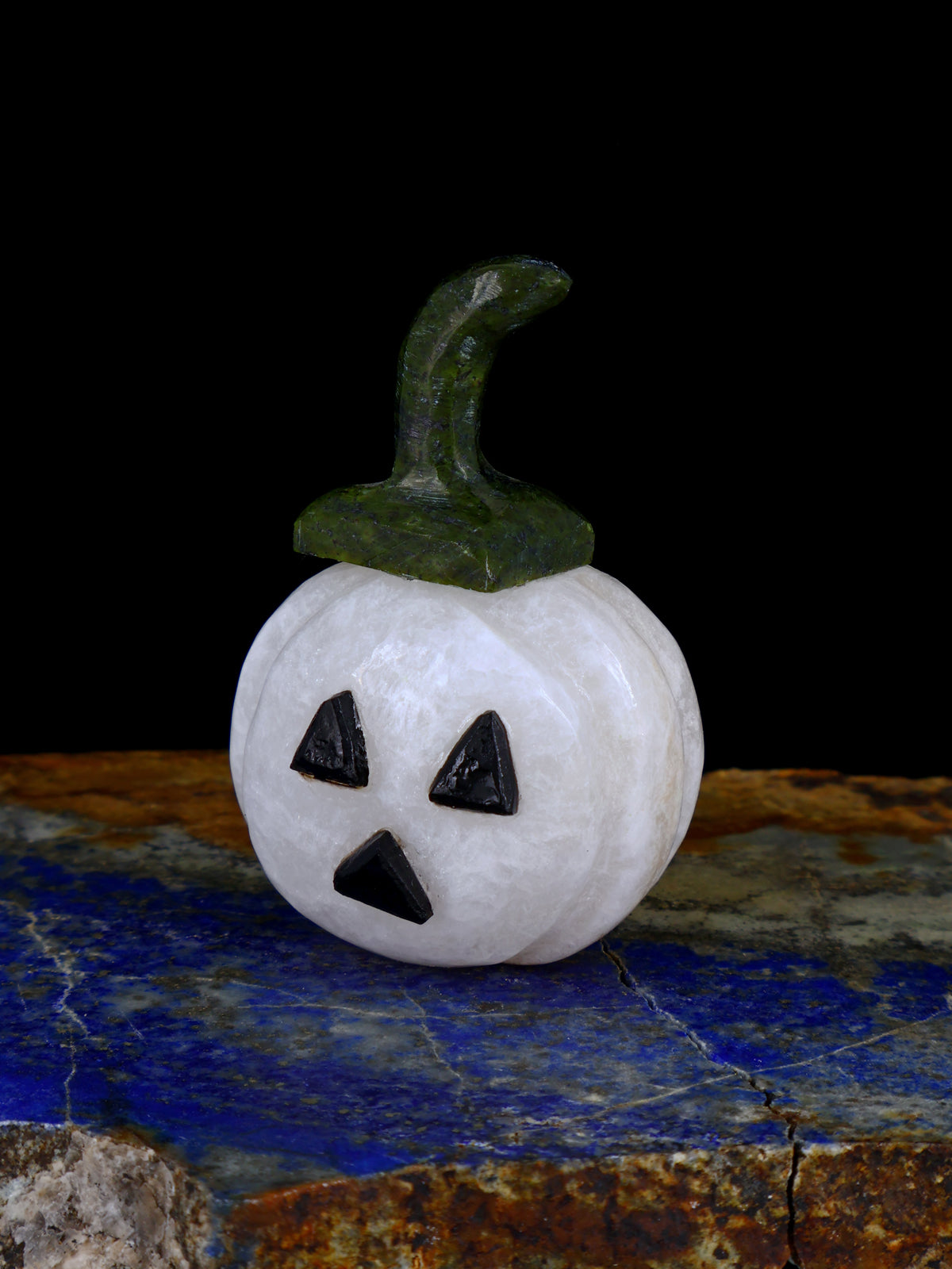 Alabaster Pumpkin Zuni Fetish