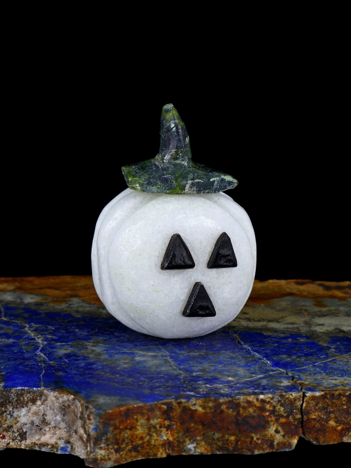 Alabaster Pumpkin Zuni Fetish