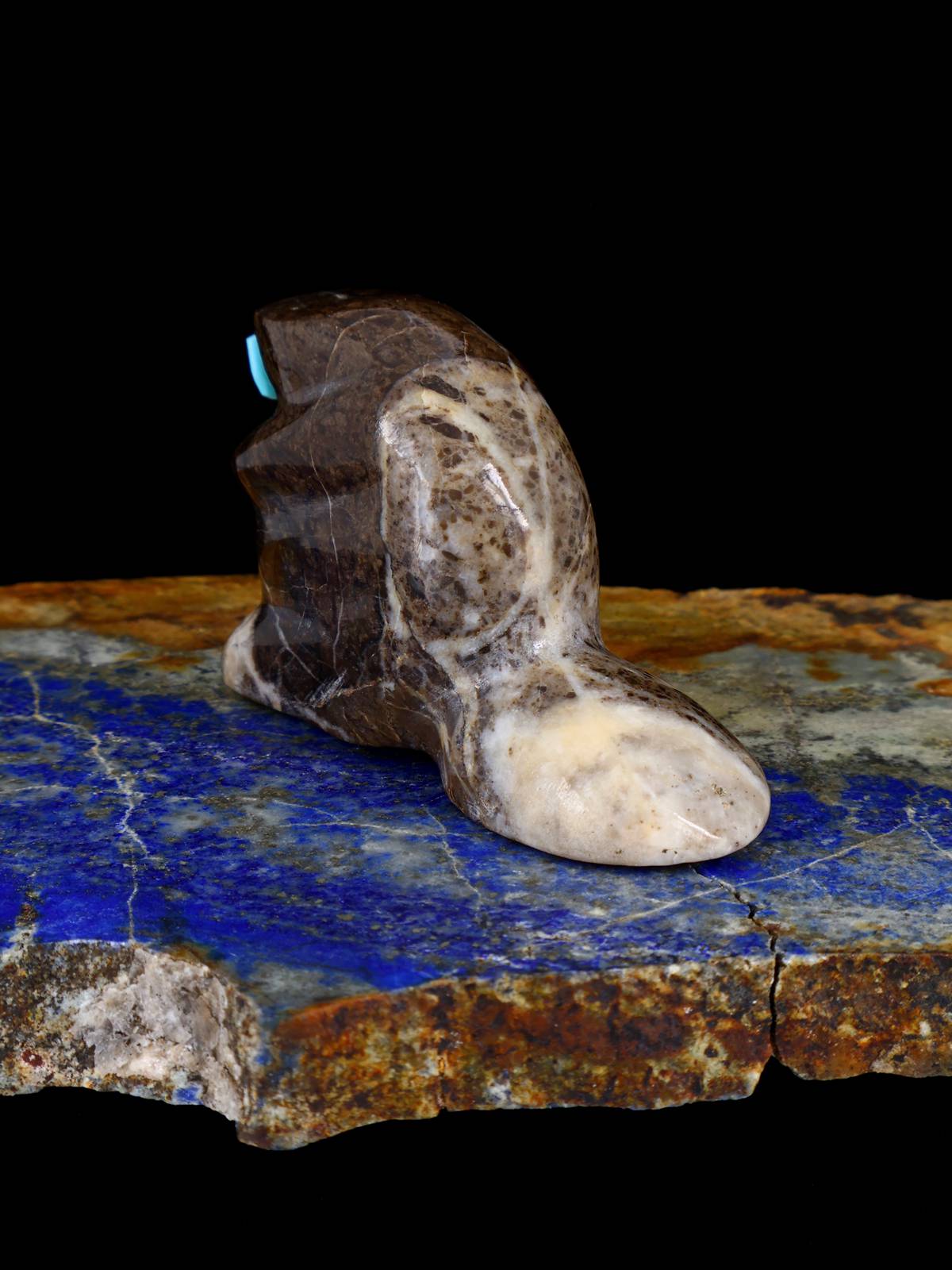 Marble Beaver Zuni Fetish