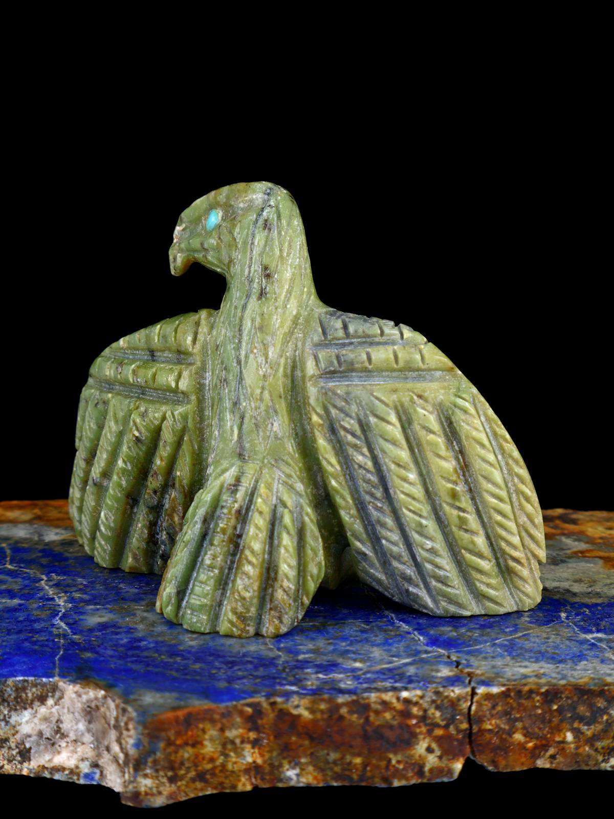 Serpentine Eagle Zuni Fetish