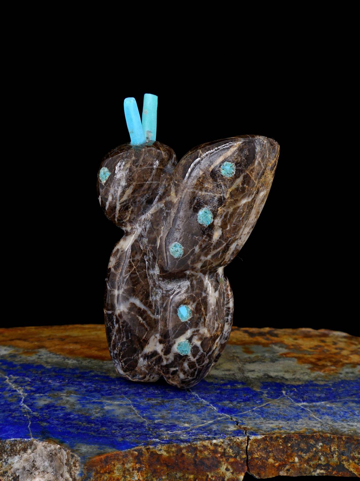 Marble Butterfly Zuni Fetish