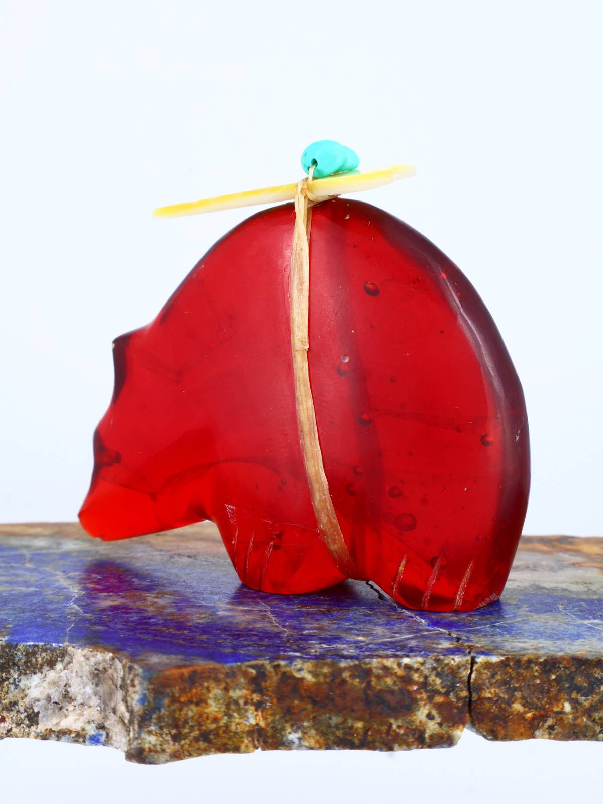 Glass Bear Zuni Fetish
