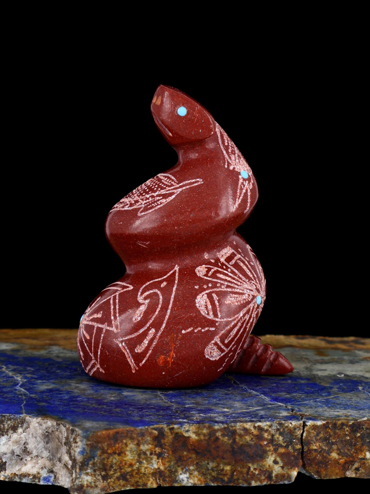 Pipestone Snake Zuni Fetish - PuebloDirect.com