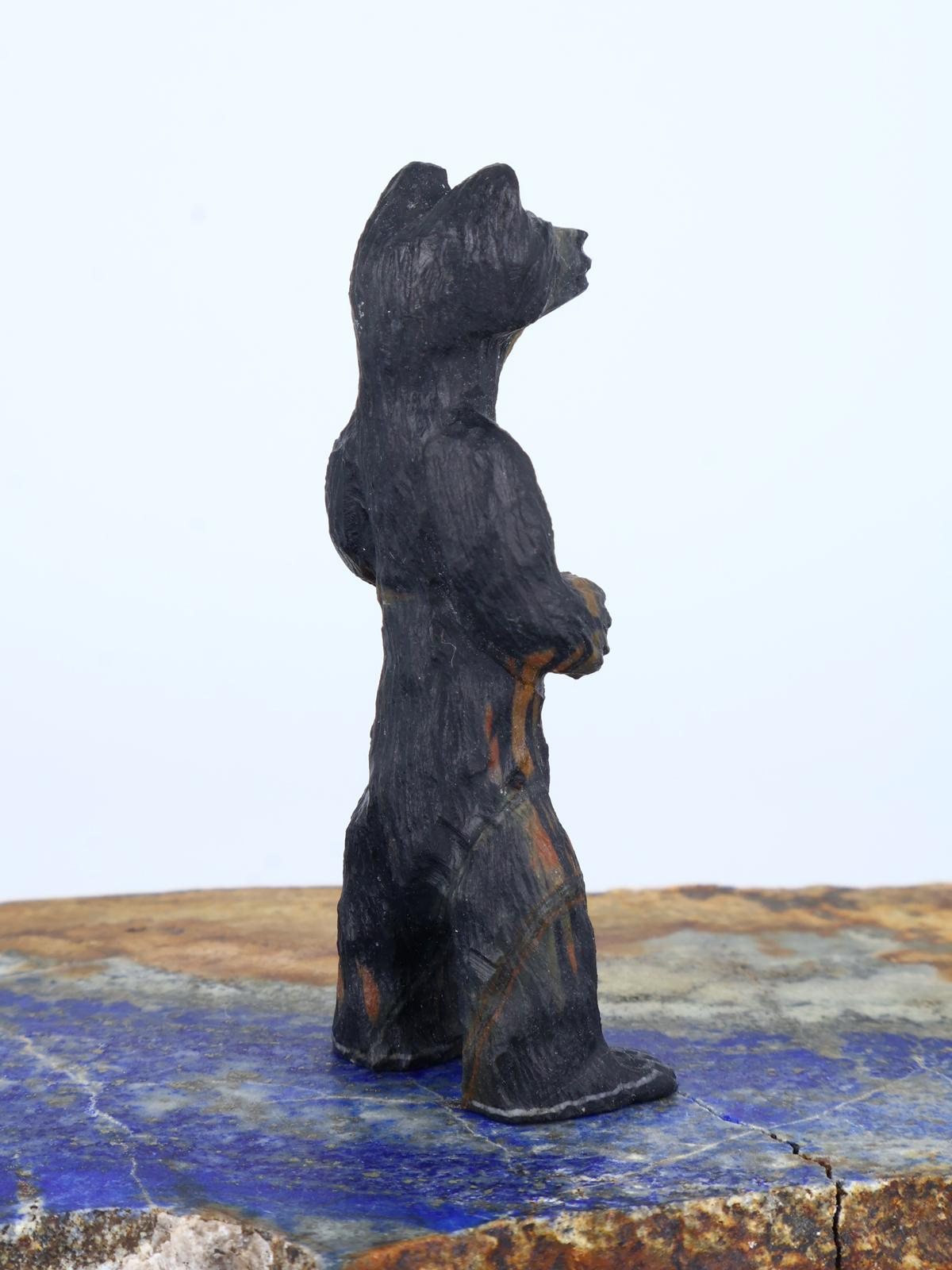 Picasso Marble Bear Zuni Fetish - PuebloDirect.com