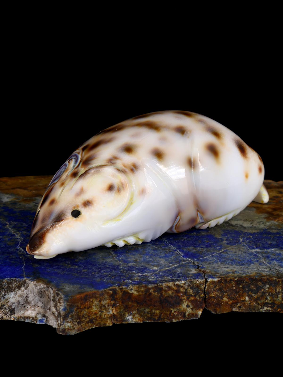 Shell Mouse Navajo Carving - PuebloDirect.com