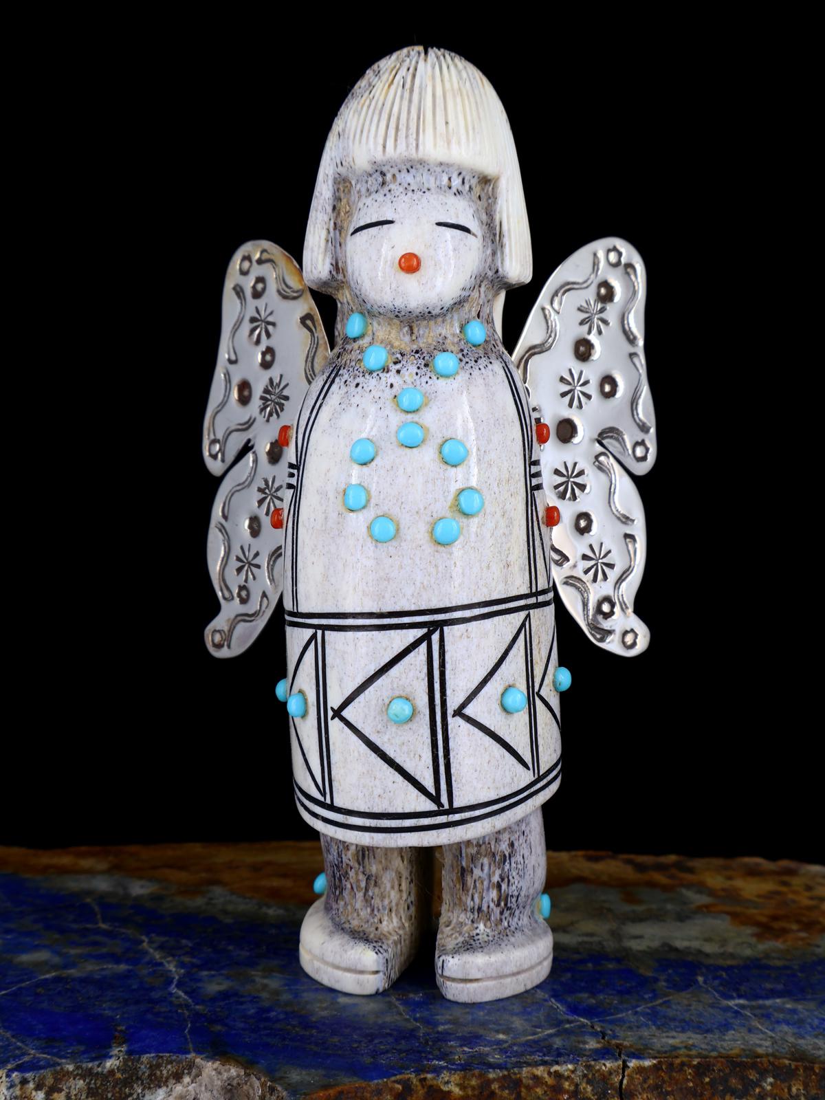 Antler Angel Maiden Zuni Fetish - PuebloDirect.com