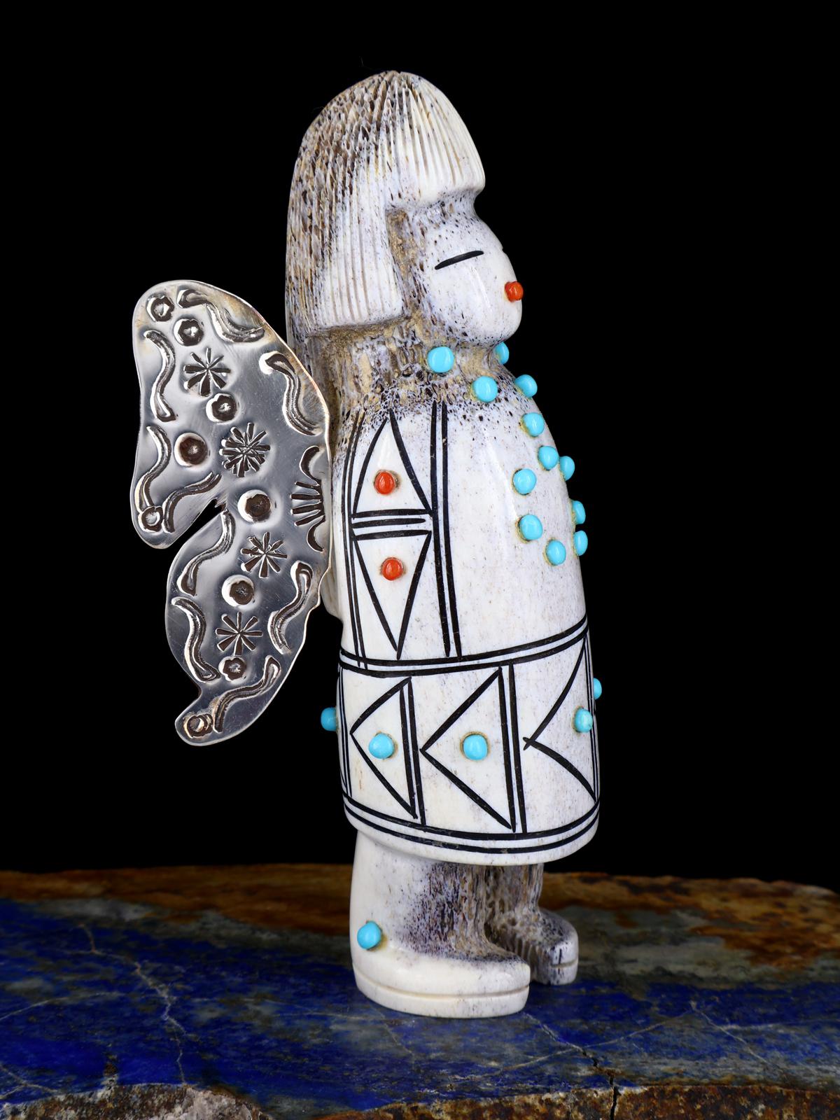 Antler Angel Maiden Zuni Fetish - PuebloDirect.com