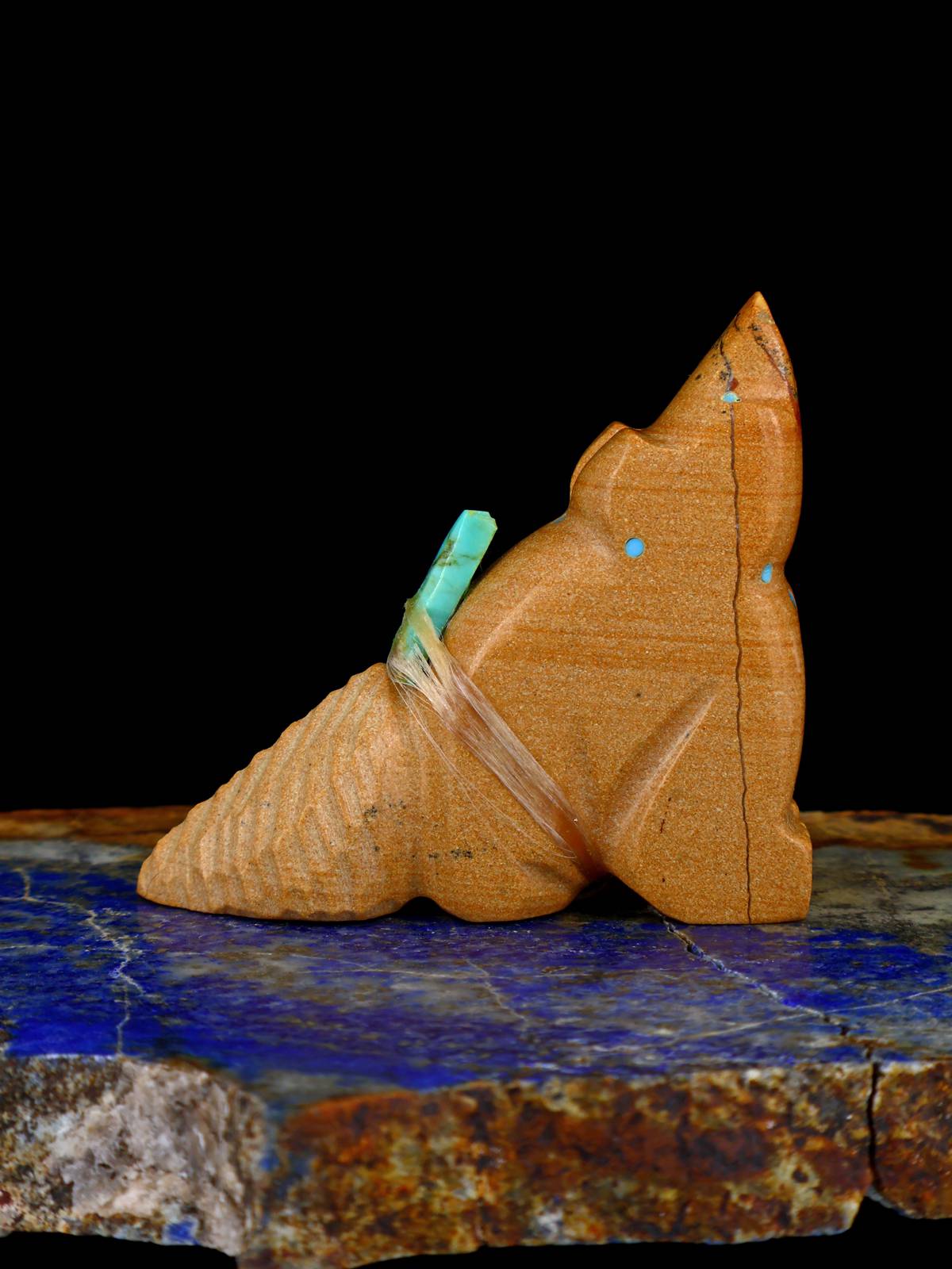 Picture Jasper Coyote Zuni Fetish - PuebloDirect.com