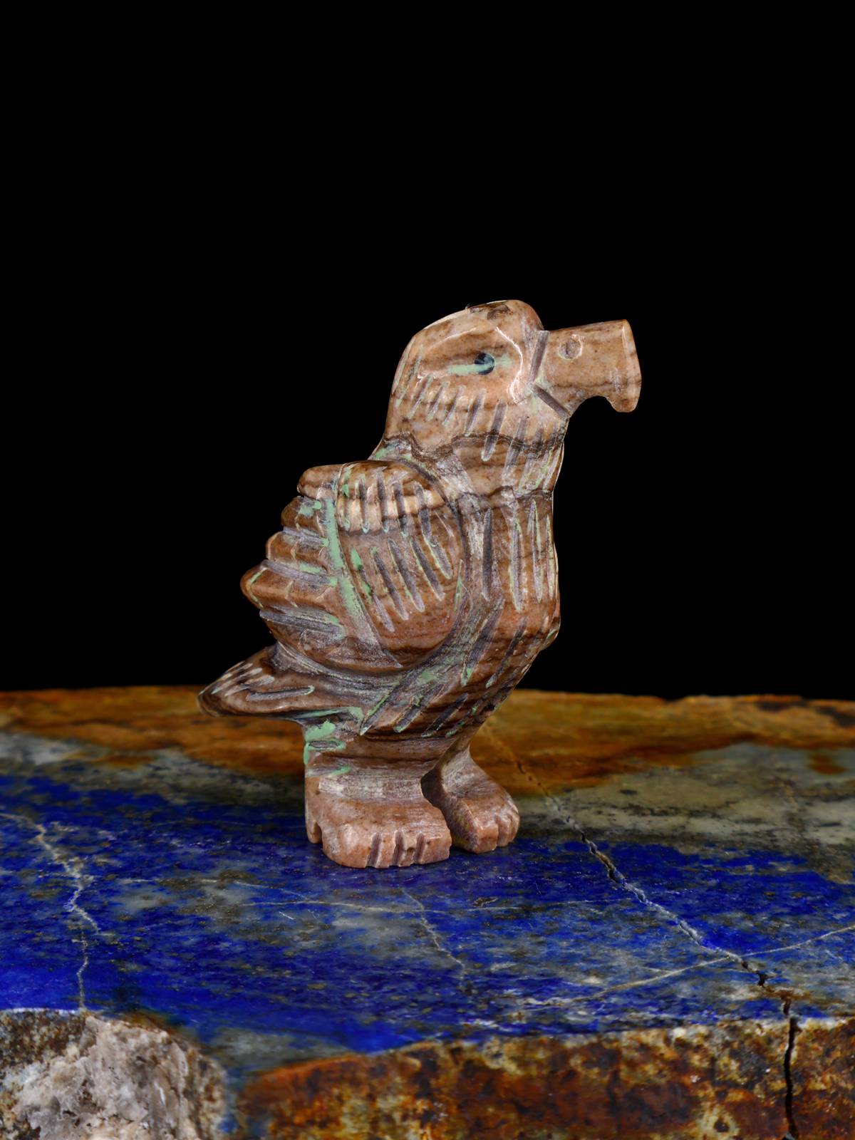 Marble Eagle Navajo Stone Carving - PuebloDirect.com
