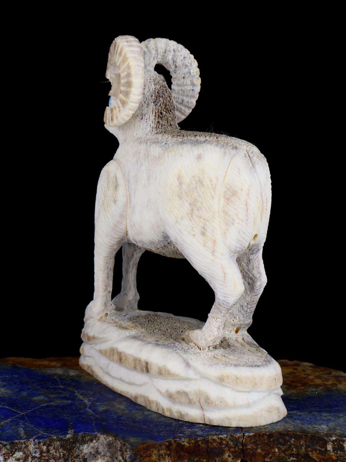 Antler Ram Zuni Fetish - PuebloDirect.com