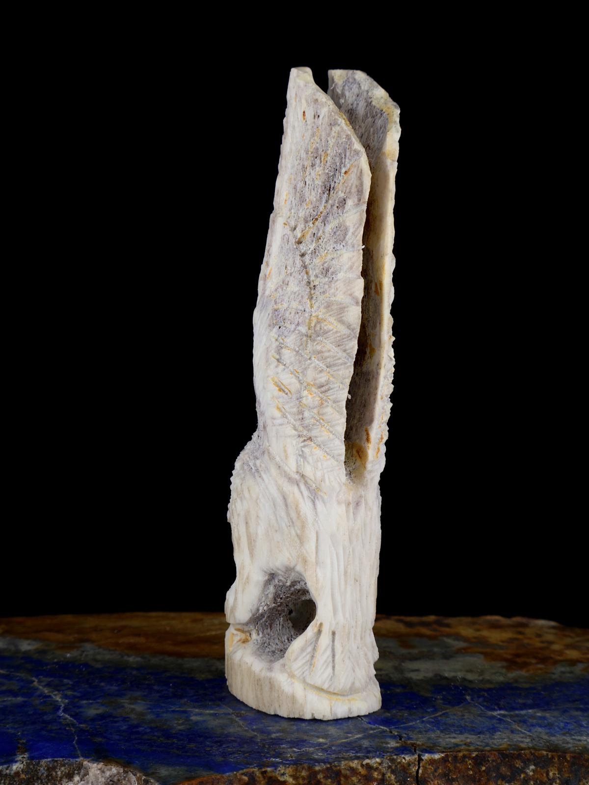 Antler Owl Zuni Fetish