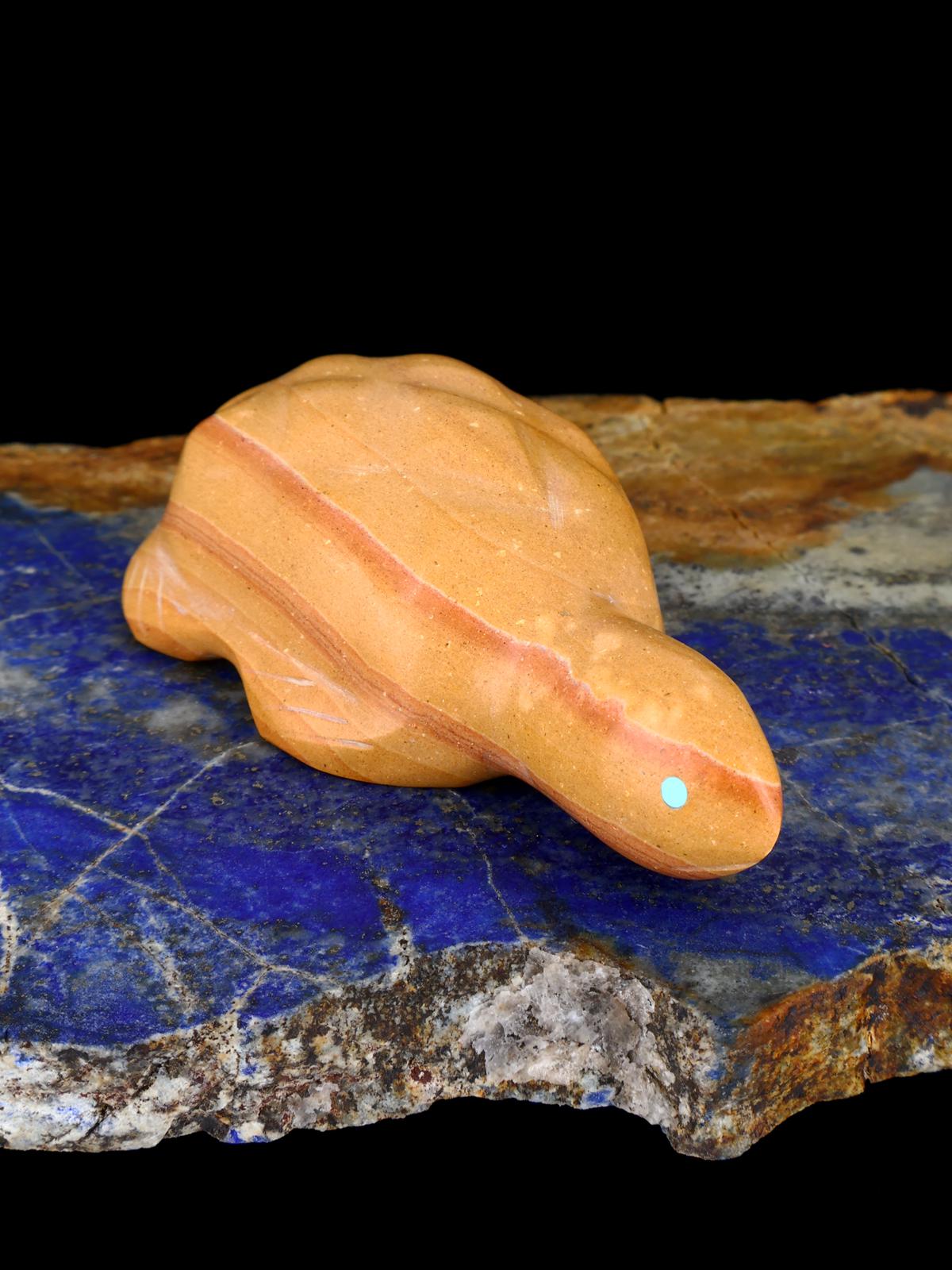 Tortue de marbre Zuni Fétiche