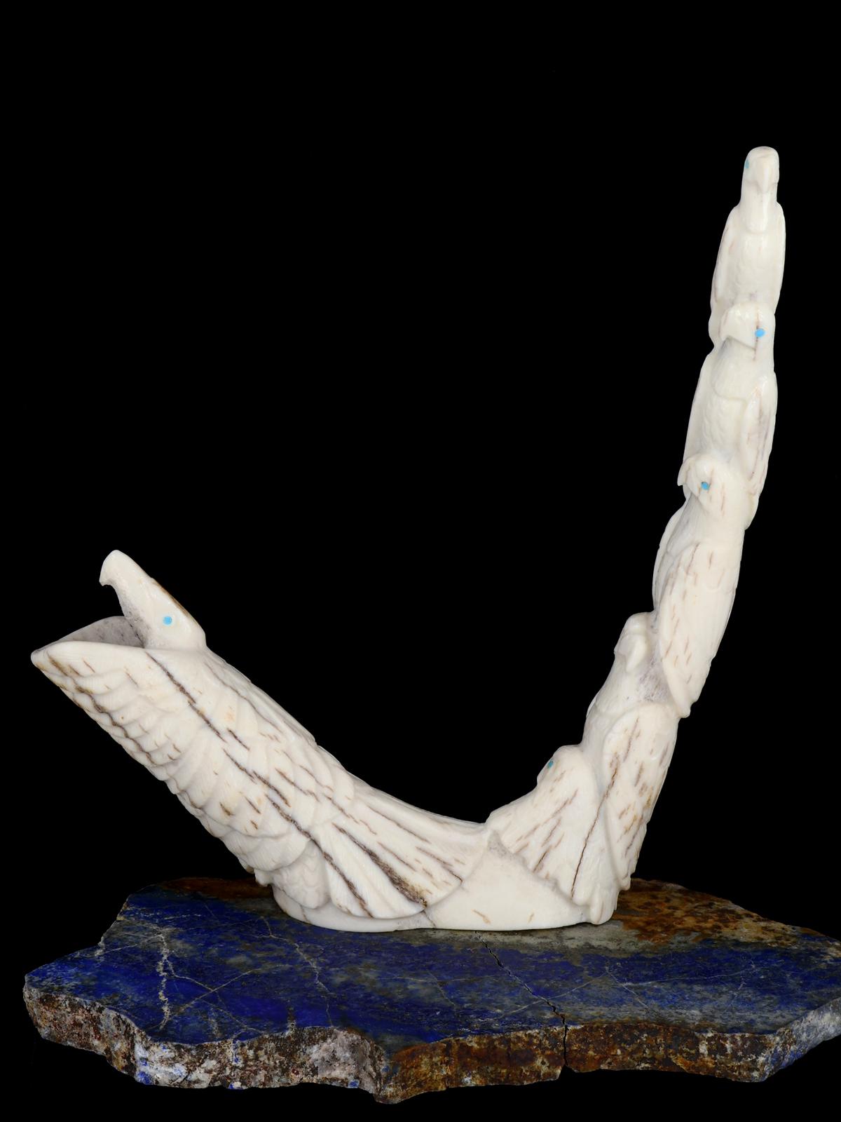 Asta de pájaros Zuni Fetiche