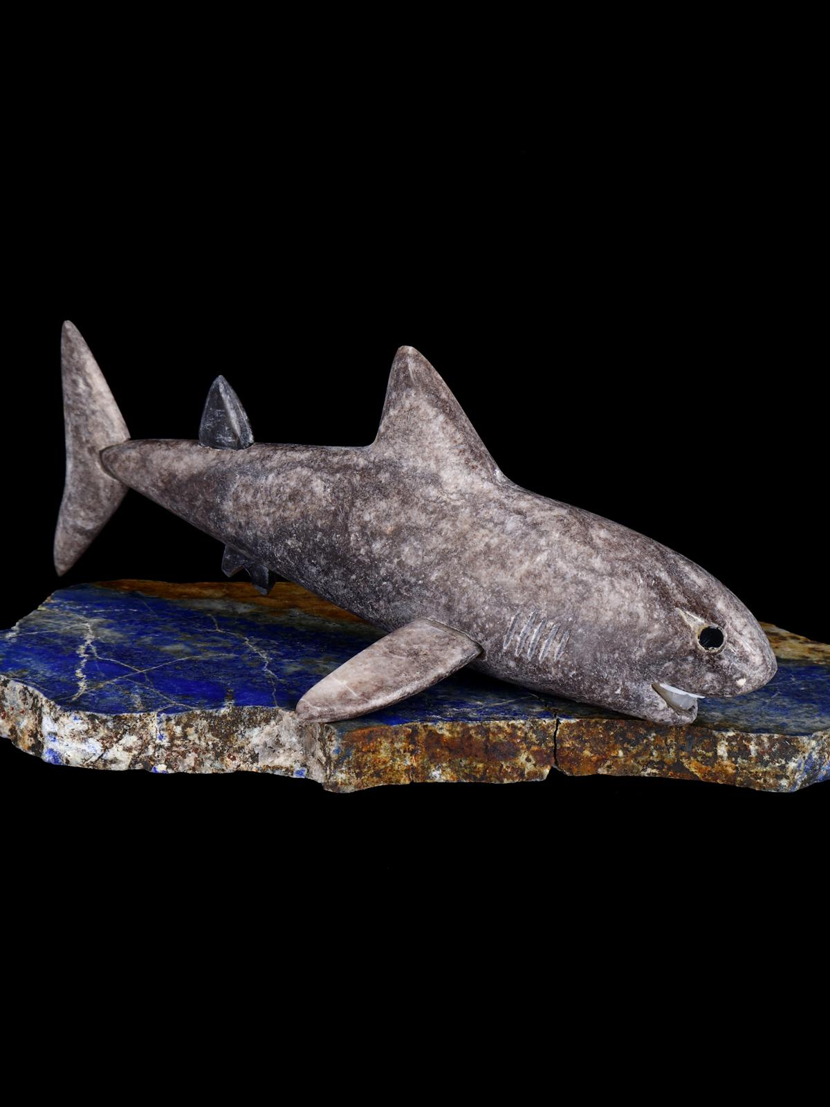 Marble Shark Zuni Fetish