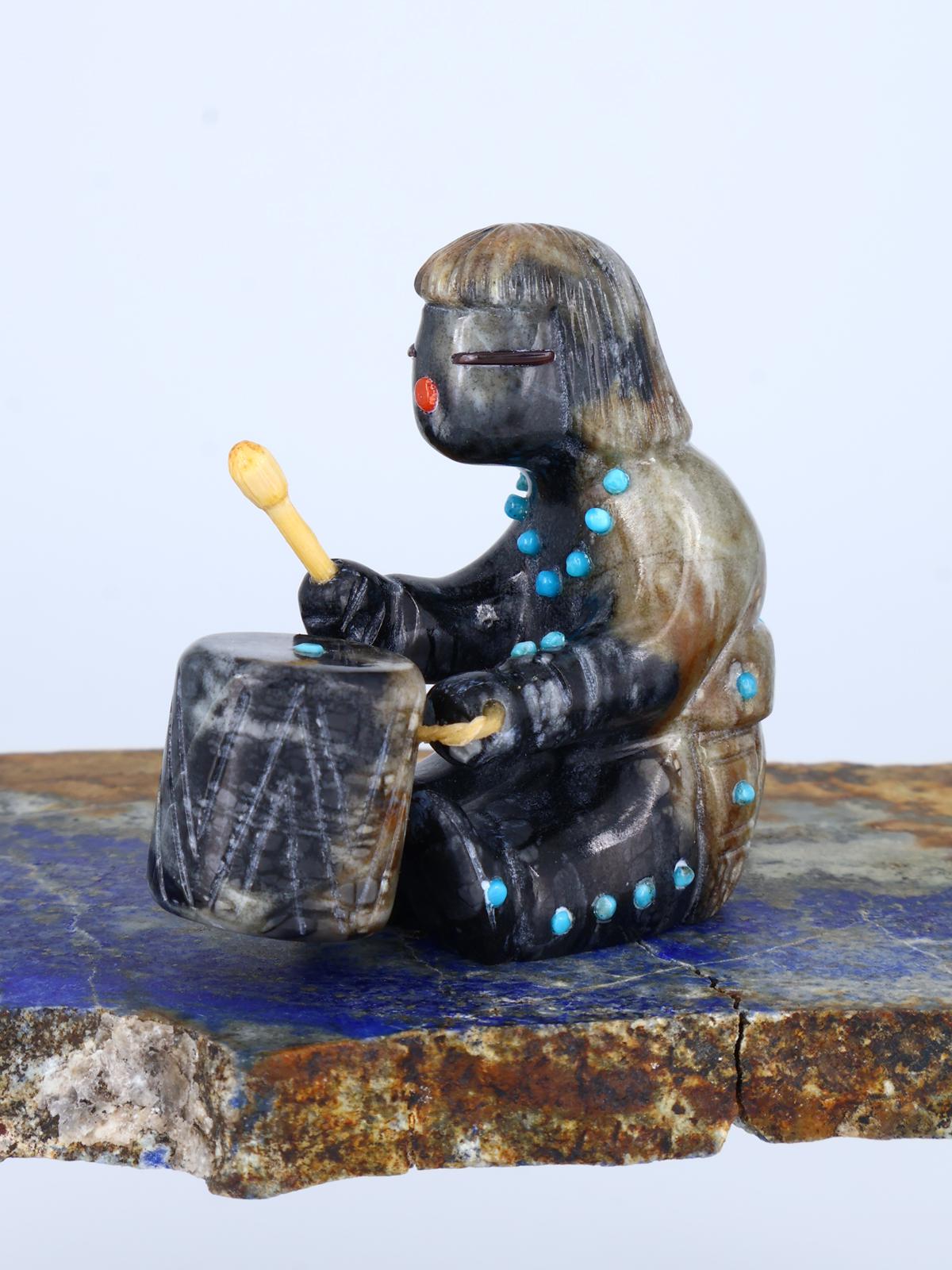 Picasso Marble Drummer Zuni Fetish