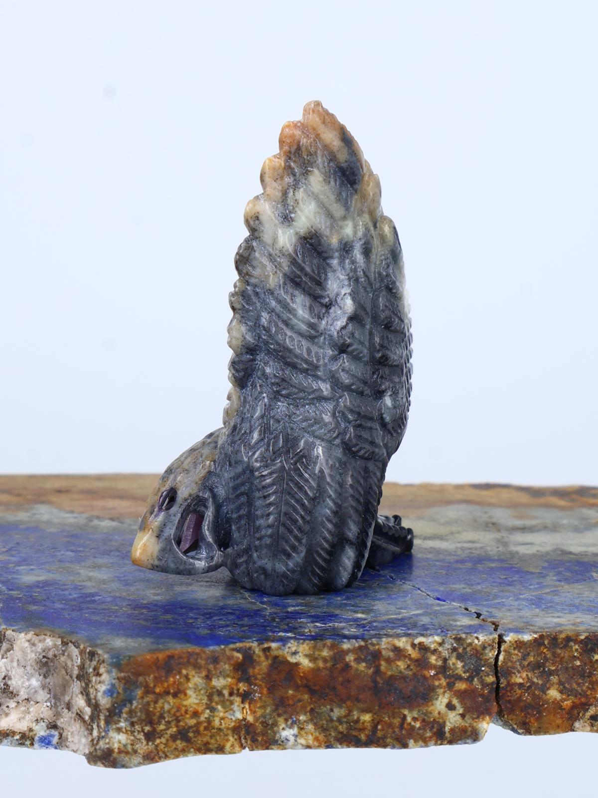 Picasso Marble Eagle Zuni Fetish