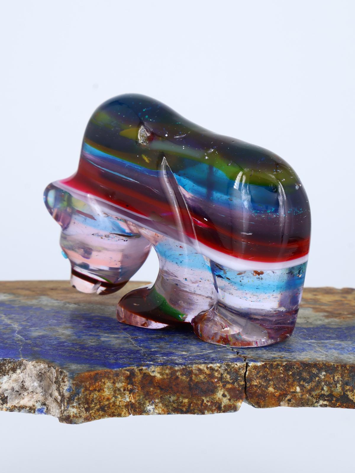 Surfite Bear Zuni Fetish