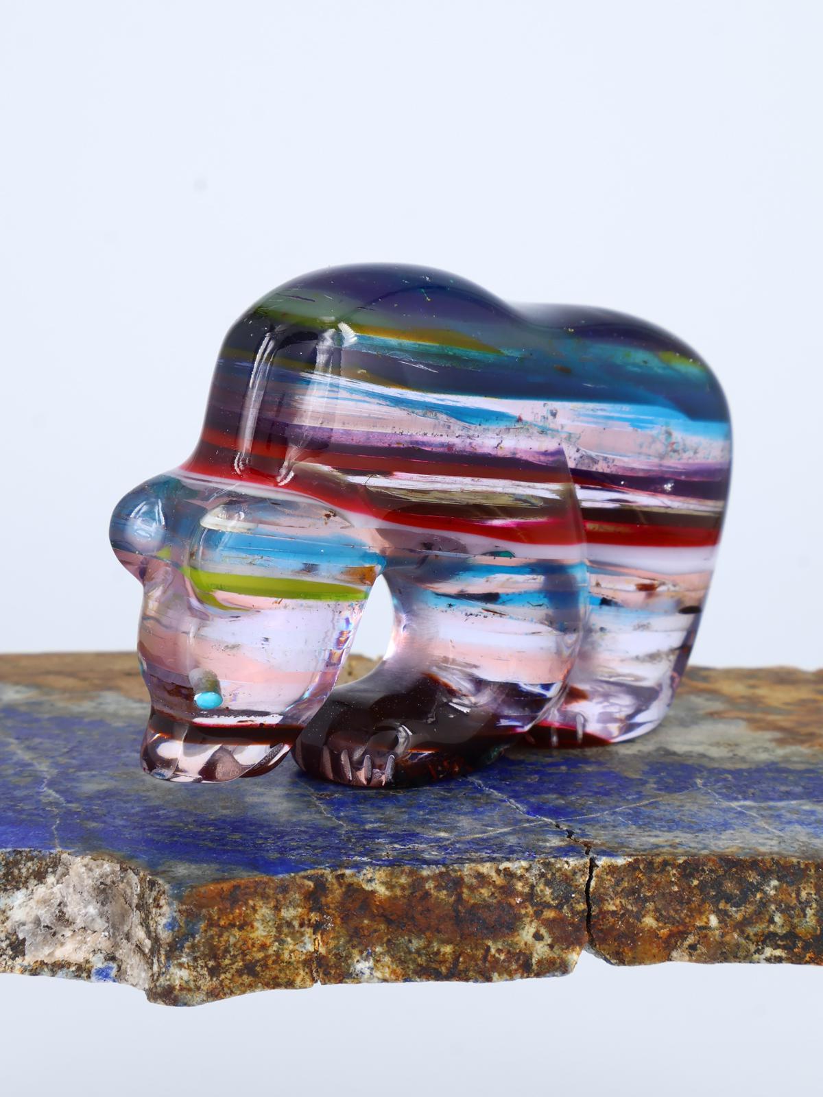 Surfite Bear Zuni Fetish