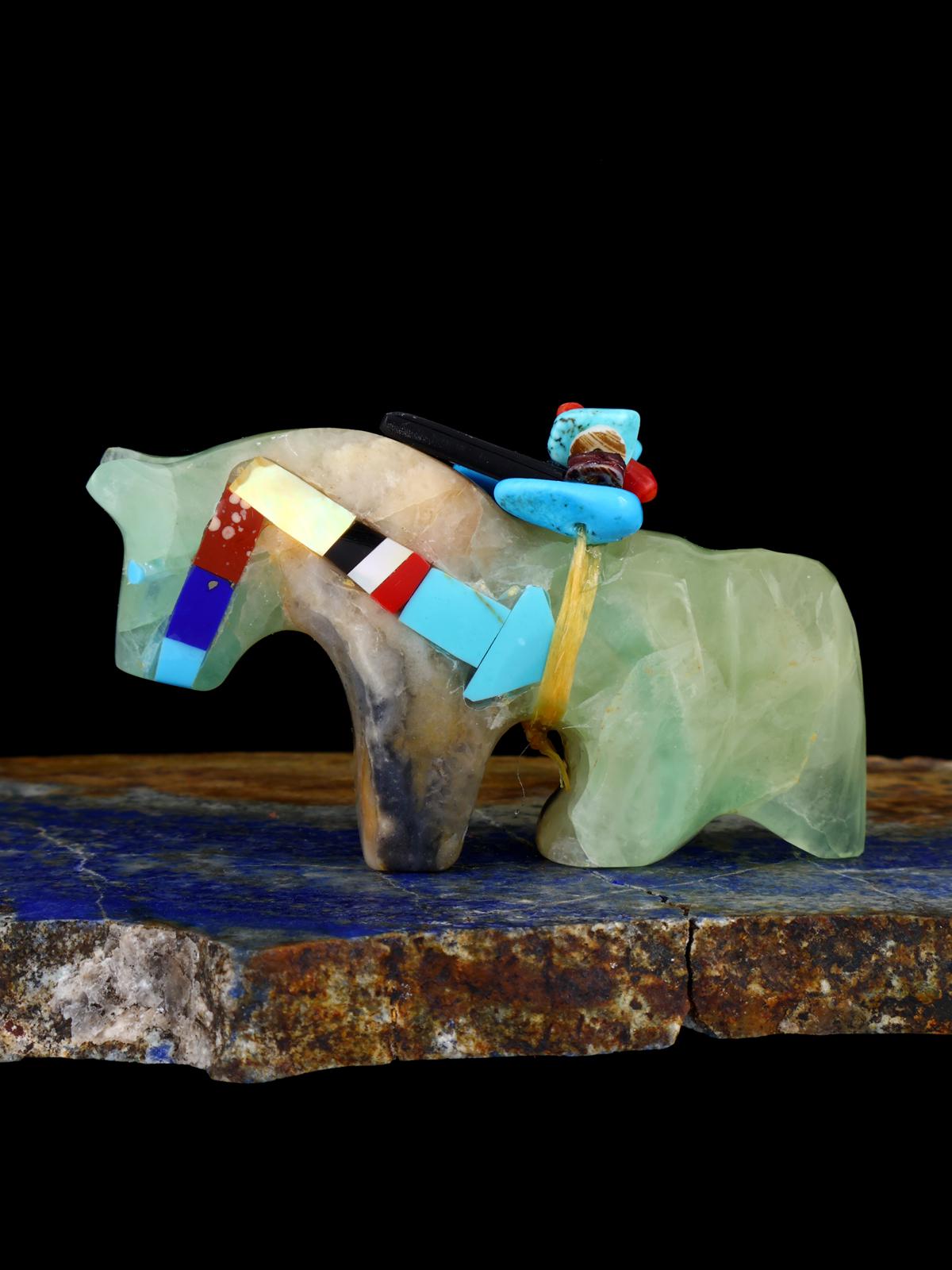 Fluorite Horse Zuni Fetish