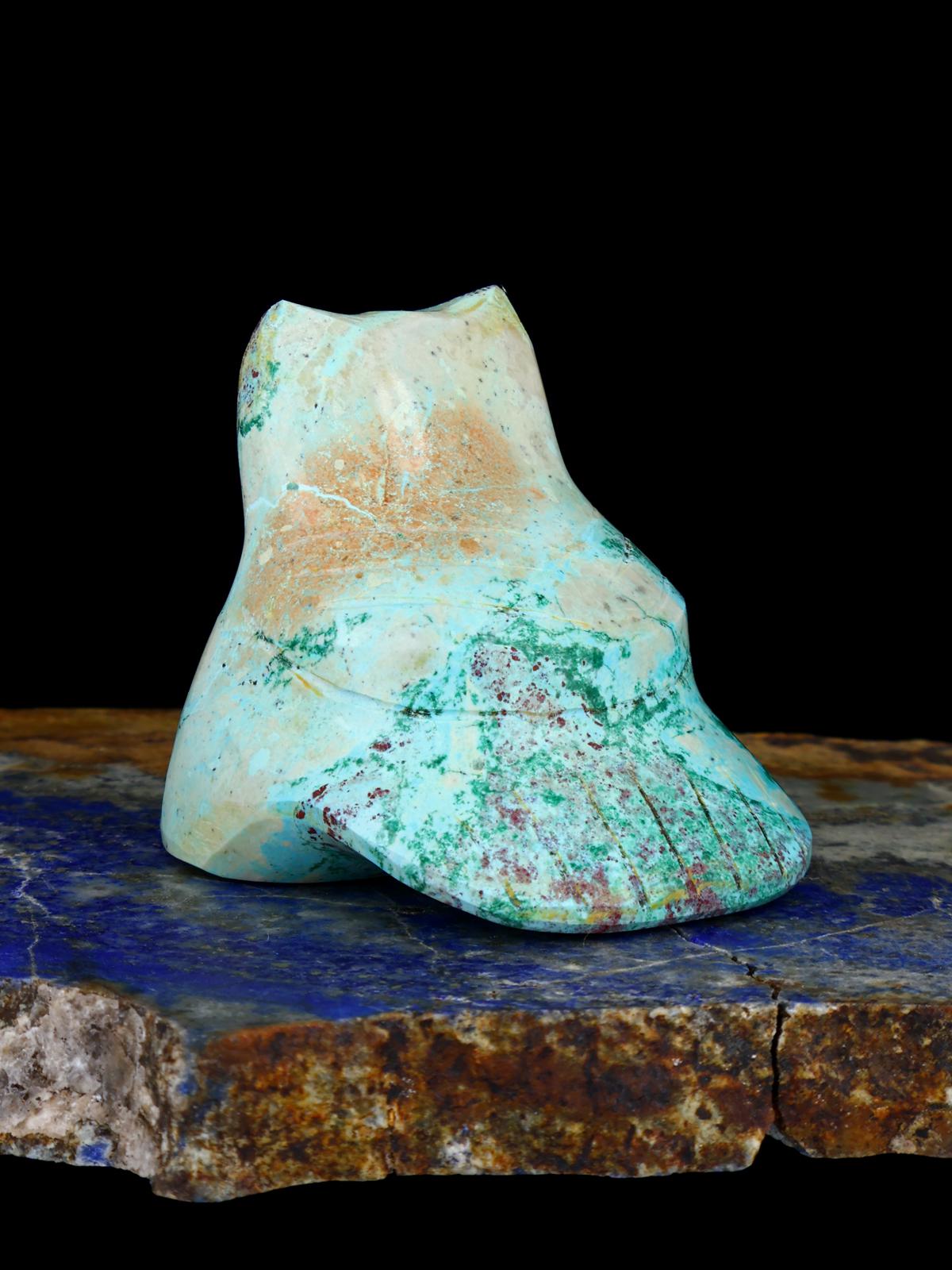 Sodalite Chouette Zuni Fétiche