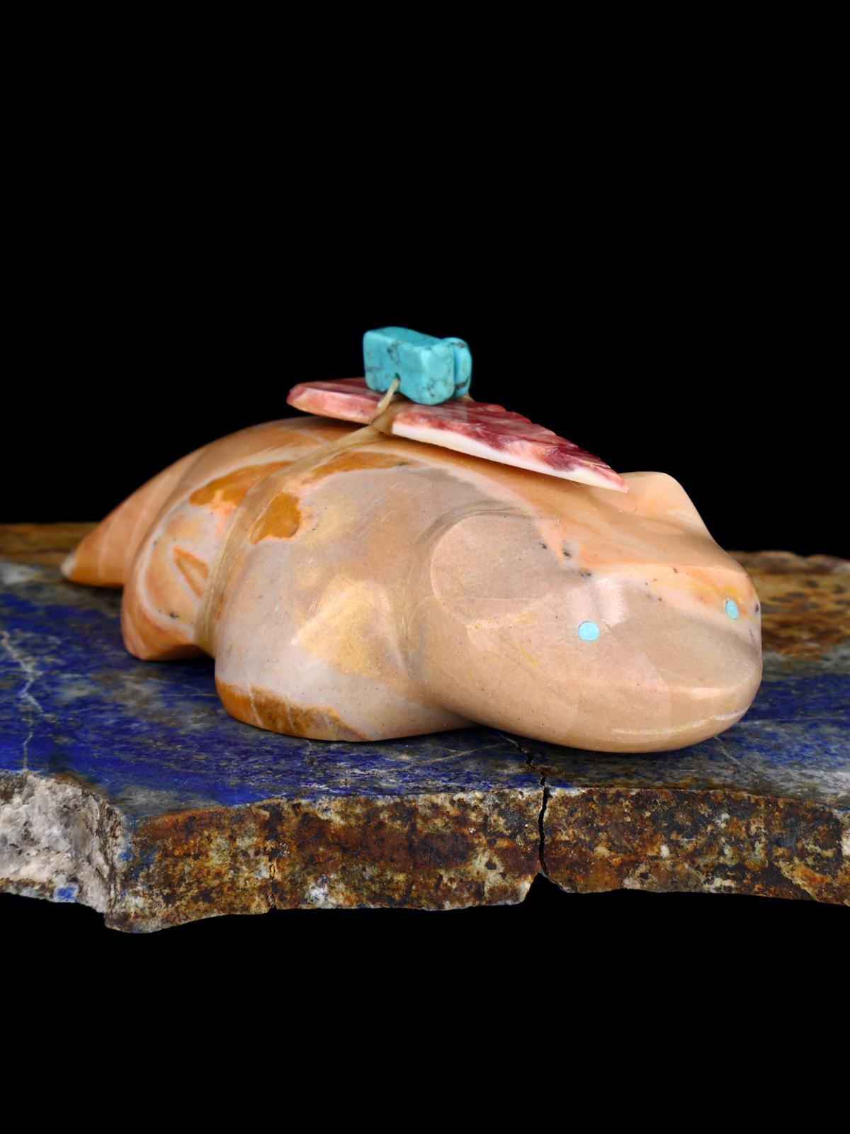 Dolomite Badger Zuni Fetish