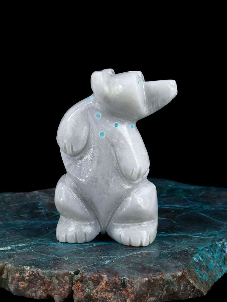 Marble Bear Zuni Fetish - PuebloDirect.com