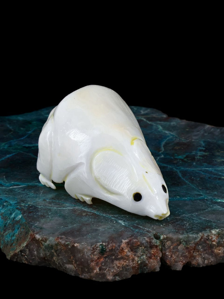 Shell Mouse Navajo Carving - PuebloDirect.com