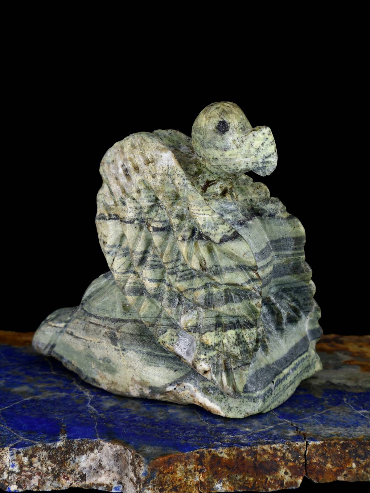 Serpentine Eagle Zuni Fetish - PuebloDirect.com