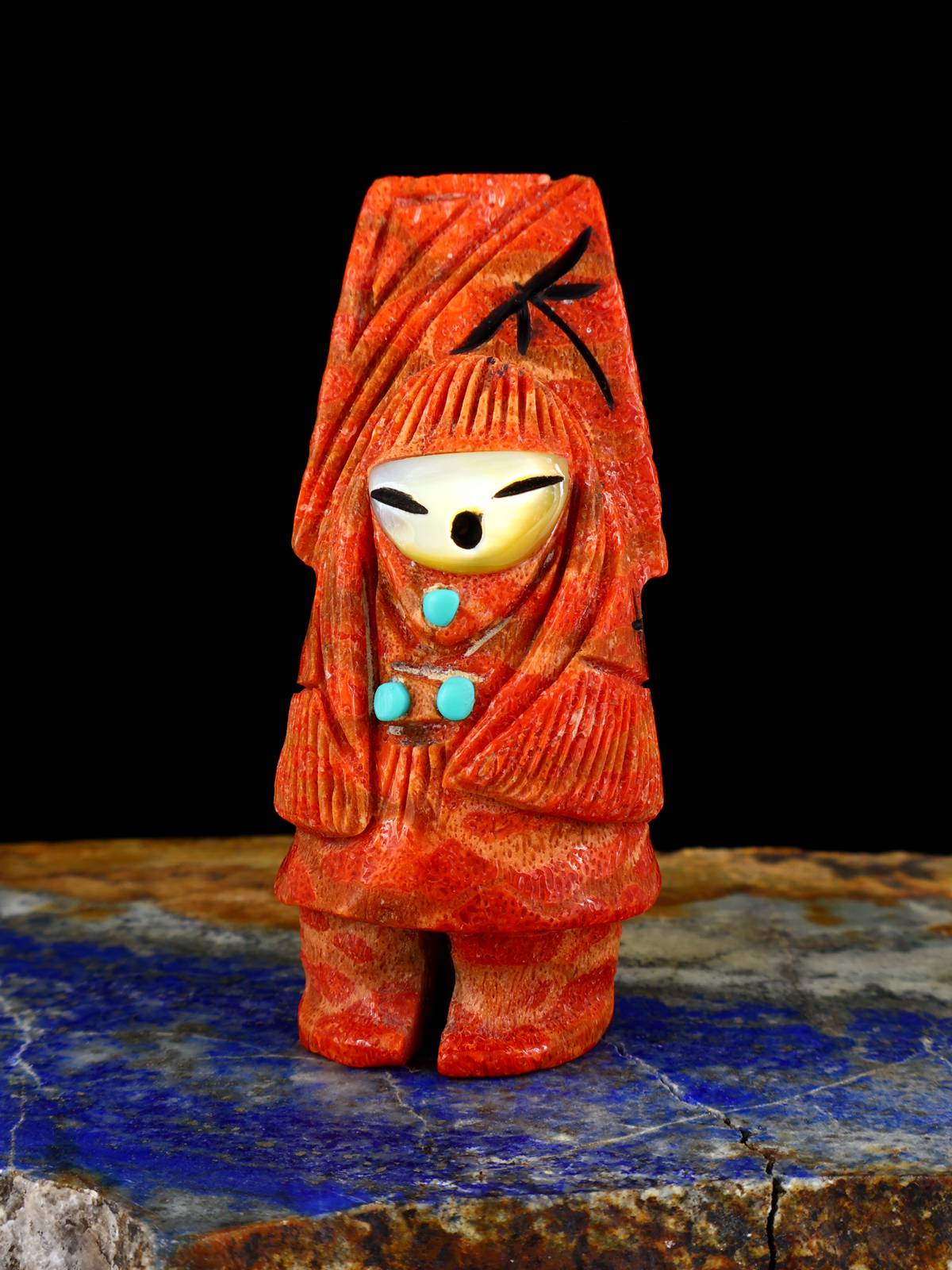 Apple Coral Maiden Zuni Fetish