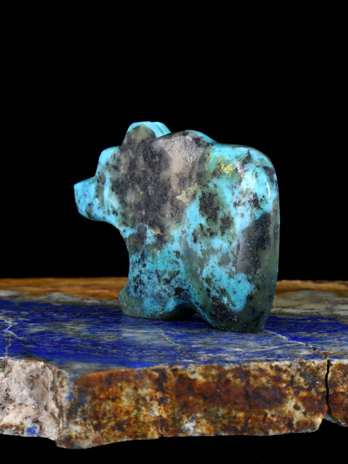 Turquoise Bear Zuni Fetish