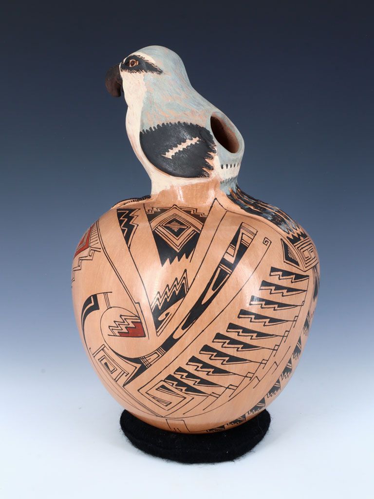 Mata Ortiz Hand Coiled Bird Effigy Pottery - PuebloDirect.com