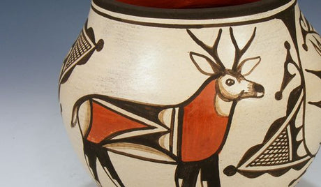 Pottery from Zuni, Navajo, Santo Domingo & More