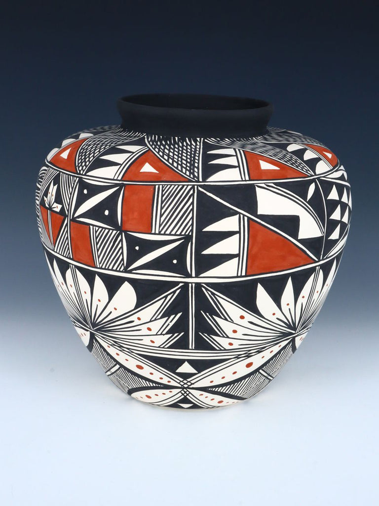 Acoma Pueblo Pottery Olla Vase - PuebloDirect.com