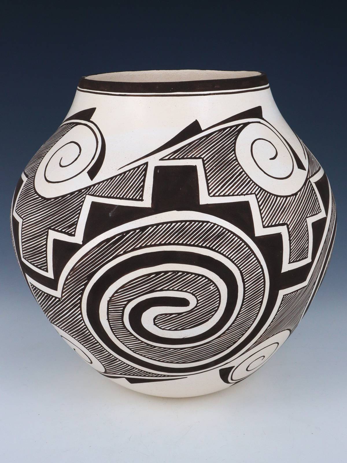 Laguna Pueblo Hand Coiled Pottery Olla - PuebloDirect.com